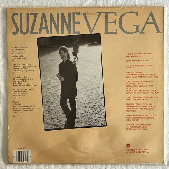Vintage Vinyl - SUZANNE VEGA - Picture 2 of 4